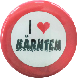 I love Kärnten Button rot